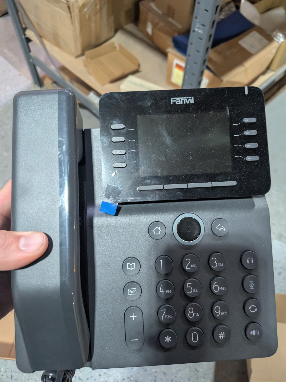 Fanvil V64 Black VoIP IP Desk Phone, 12 Lines, Speakerphone, RJ-45, USB Fanvil V64 Black VoIP IP Desk Phone, 12 Lines, Speakerphone, RJ-45, USB