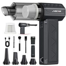 New JVSCAM Compressed Air Duster,150000RPM Electric Duster, Vacuum Cleaner & Bag picture