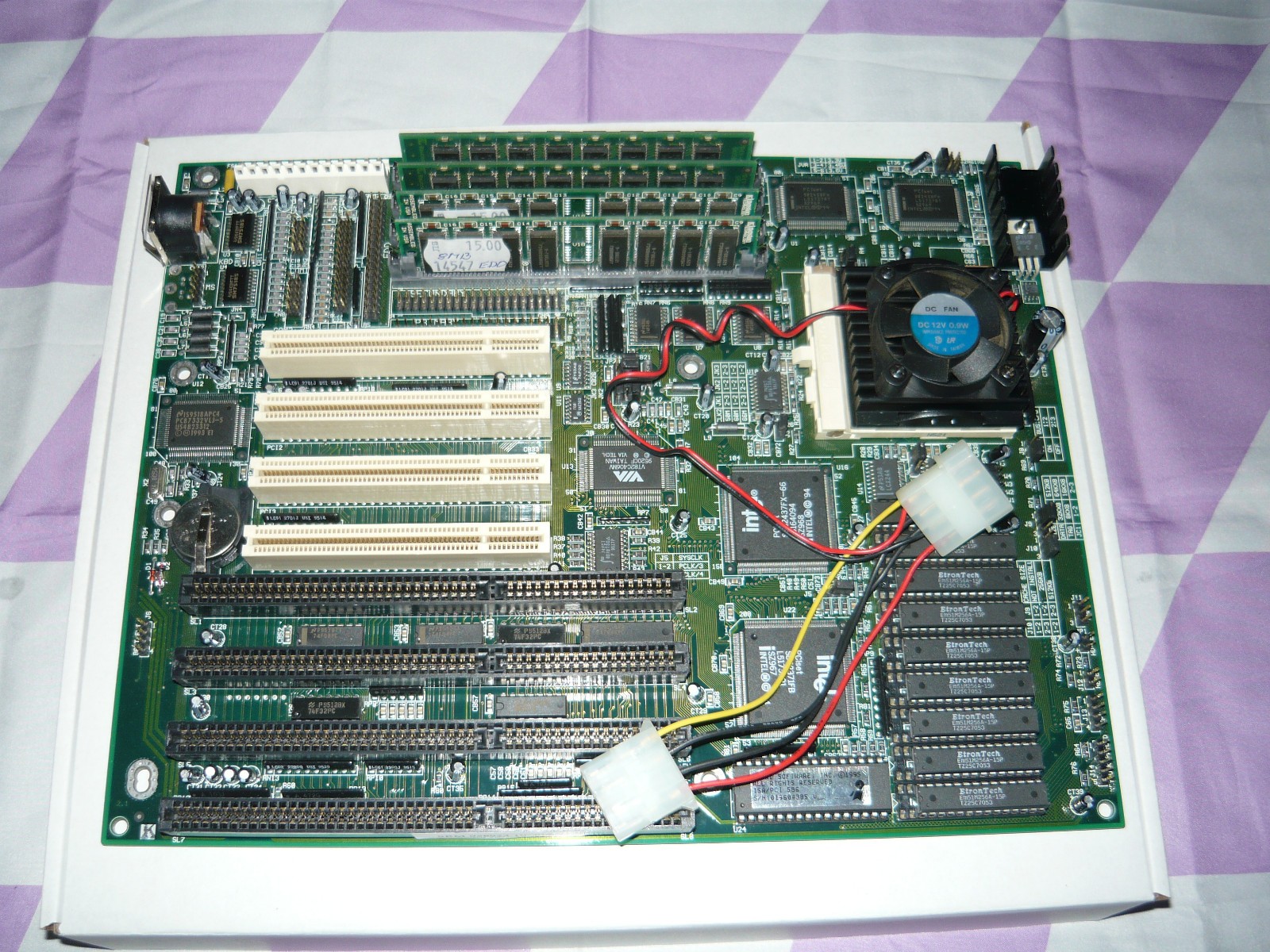 Vintage FIC PT-2000 Socket 5 Motherboard 32MB Pentium 90 FDIV Used Description Vintage FIC PT-2000 Socket 5 Motherboard 32MB Pentium 90 FDIV Used Description