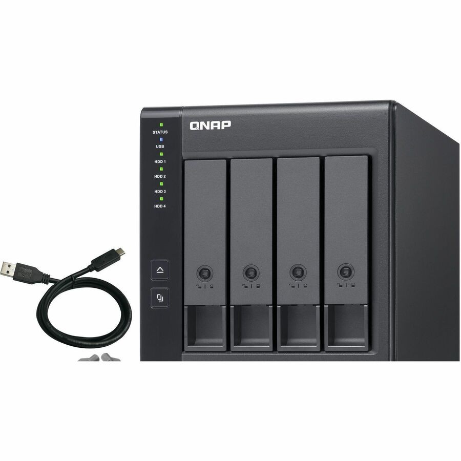 QNAP 4 Bay USB Type-C Direct Attached Storage with Hardware RAID QNAP 4 Bay USB Type-C Direct Attached Storage with Hardware RAID
