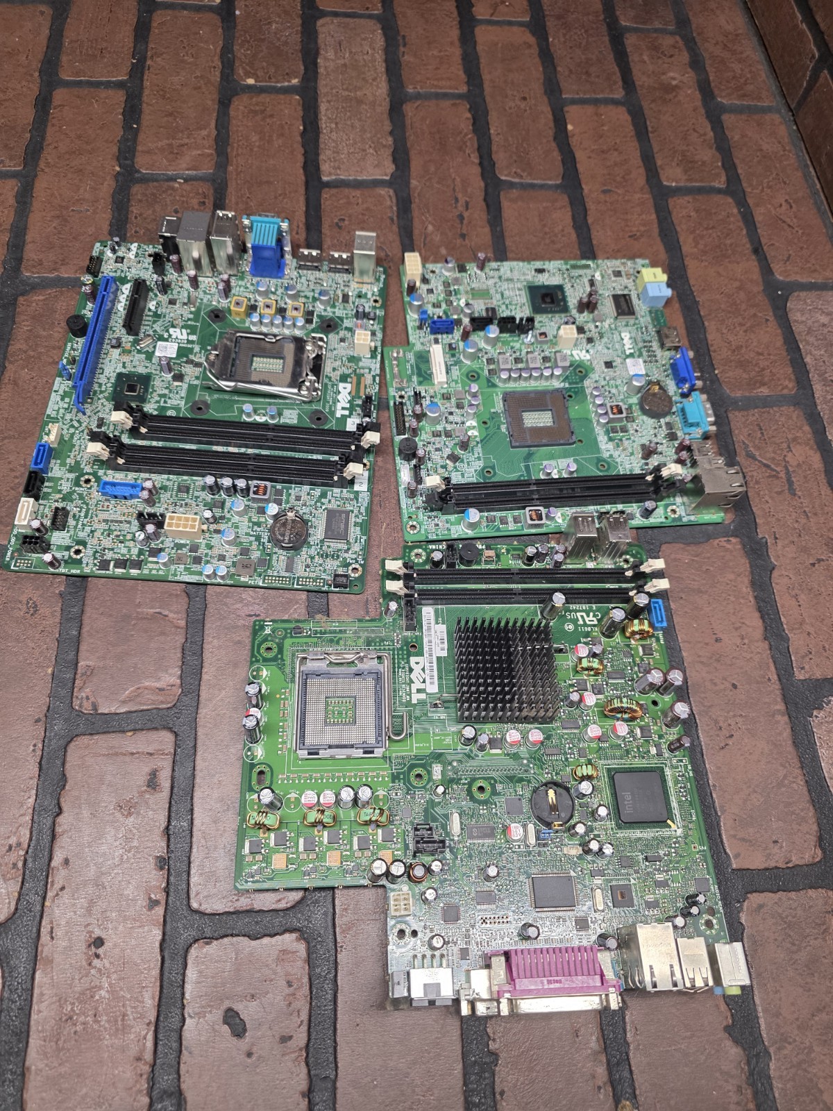 Vintage Dell Computer Boards Lot Of 3