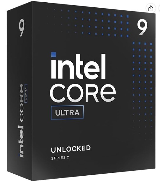Intel Core Ultra 9 CPU 285K 24 cores (8 P-cores + 16 E-cores) up to 5.7 Ghz Intel Core Ultra 9 CPU 285K 24 cores (8 P-cores + 16 E-cores) up to 5.7 Ghz