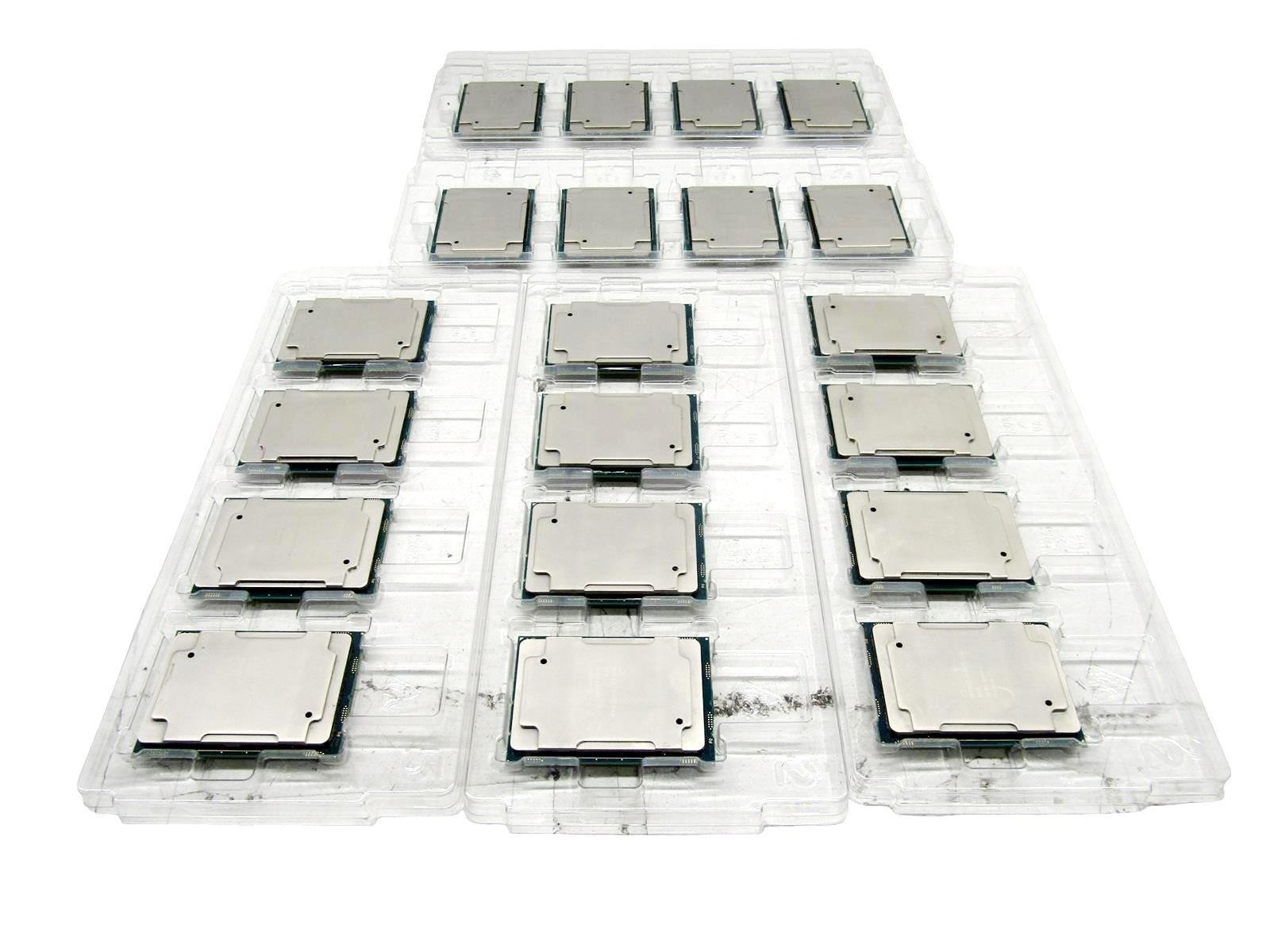 20x Intel Xeon Gold Server CPUs | 6x SR3J5, 6x SR3J3, 5x SR3GB, 2x SR3B2, SR3B3 20x Intel Xeon Gold Server CPUs | 6x SR3J5, 6x SR3J3, 5x SR3GB, 2x SR3B2, SR3B3