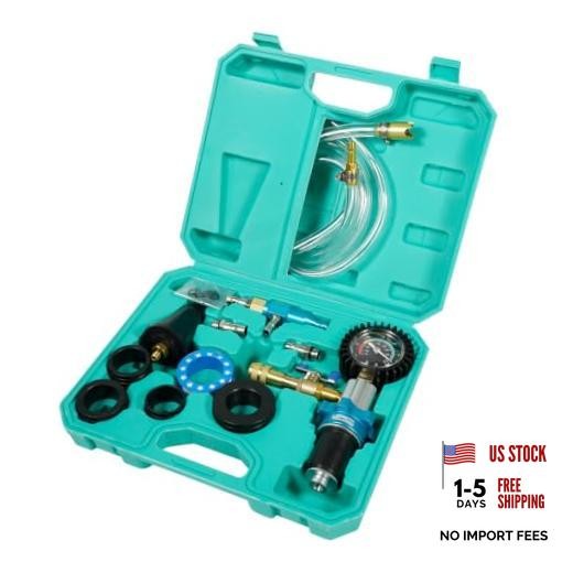 13PCS Coolant Vacuum Refill Kit with Gauge for Radiator 13PCS Coolant Vacuum Refill Kit with Gauge for Radiator