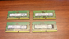 Lot of 4 Samsung + SK HYNIX 8GB DDR4 SODIMM Laptop Memory picture