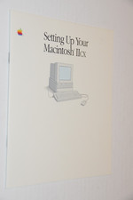 1990 Vintage Apple Setting Up Your Macintosh IIcx Users Guide manual 030-3478-A picture