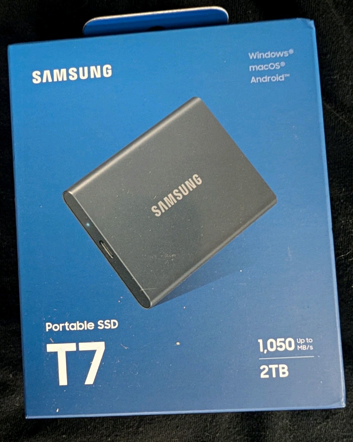 Samsung T7 Portable SSD (MU-PC2T0T) 2TB Gray USB-C