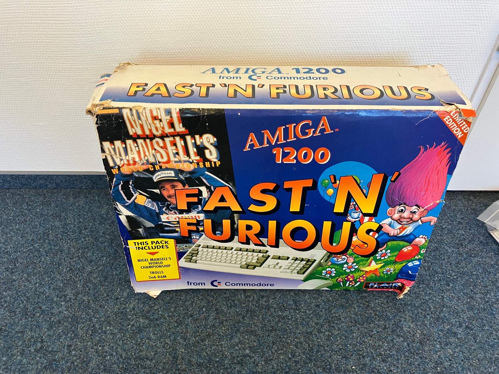 Commodore Amiga A1200 Original Box Recapped, CF Card, Fast and Furious Edition