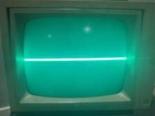Vintage Apple A2M2010 Monochrome Green Monitor For Parts Or Repair Only See Pics picture