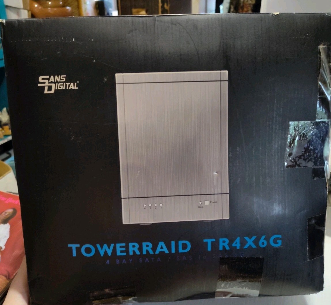 SansDigital TowerRaid TR4X+ 4x6TB 24TB SAS2 External RAID JBOD Enclosure