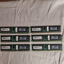 Lot of 6    1GB DDR 266mhz ECC PC2100R SMT picture