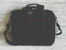 NWT Vintage TUMI Safecase Deluxe Adjustable Computer Brief Bag 2632 w/ Sleeve picture