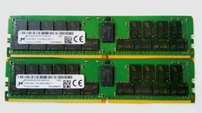 Lot of 2 32GB Micron DDR4-2666 ECC RDIMM MTA36ASF4G72PZ-2G6D1SG 64GB picture