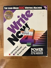 WriteNow 4.0 Apple Macintosh Mac Vintage 1993 Software Inner Box Sealed picture