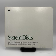 Vintage 1991 Apple Mac System Disks 7 Floppy COMPLETE Case 914-0363-B Centris picture