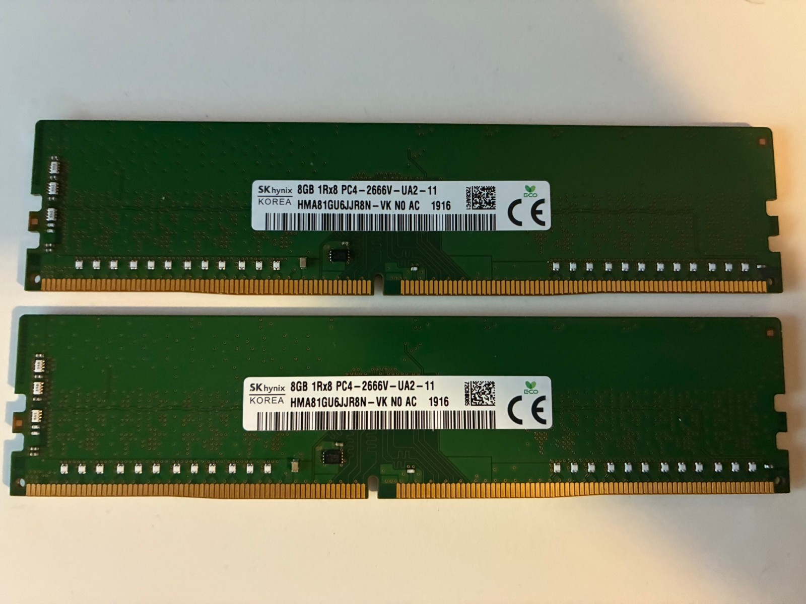 SK hynix 16GB (2x8GB) DDR4 DIMM 2666MHz Desktop RAM