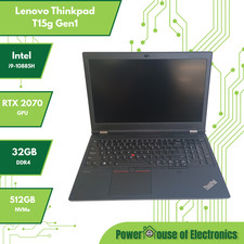 Lenovo ThinkPad T15g Gen 1 | i9-10885H | RTX 2070 GPU | 32GB RAM | 512GB NVMe picture