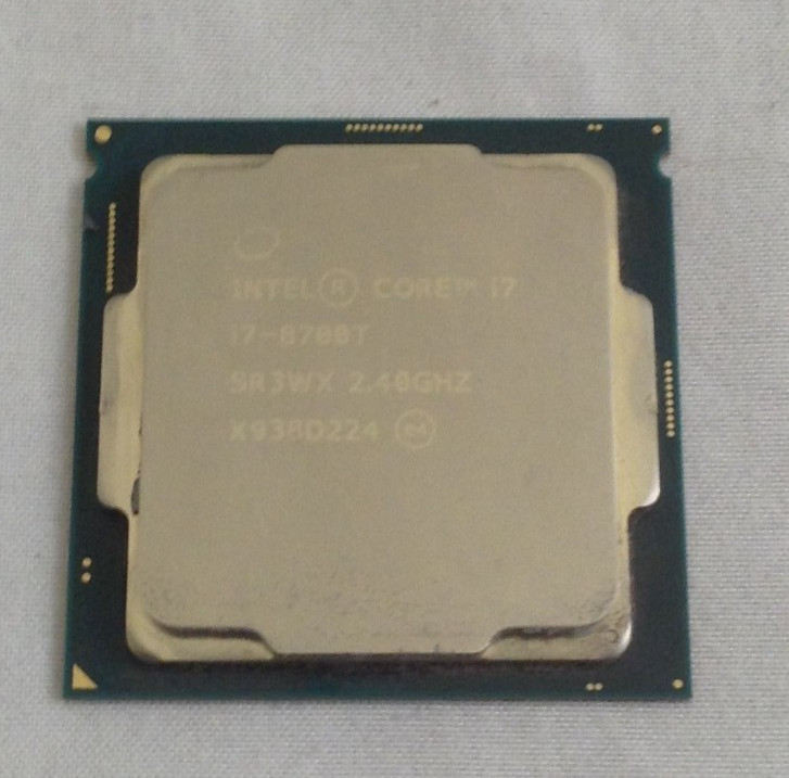 Intel Core Processor i7-8700T (SR3WX) 2.40GHz 6 Core Socket LGA1151 CPU Intel Core Processor i7-8700T (SR3WX) 2.40GHz 6 Core Socket LGA1151 CPU