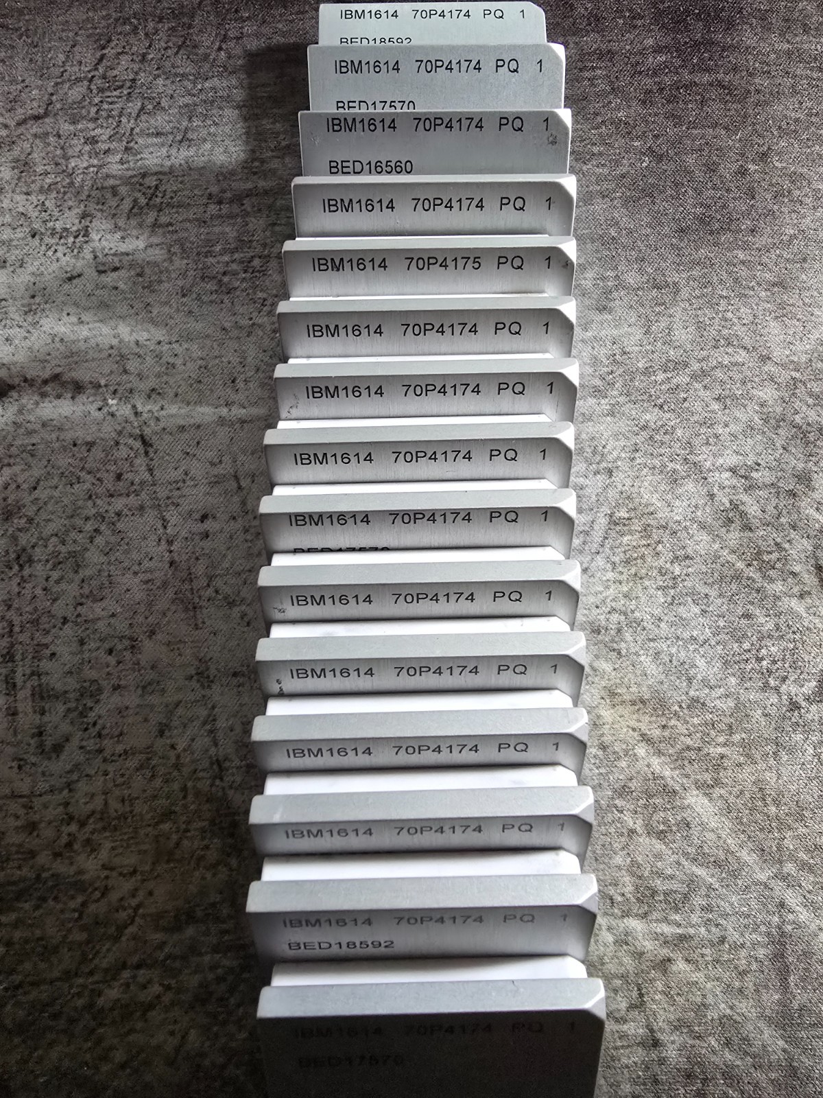 15x IBM 70P4174 70P4175 Vintage Ceramic CPU Gold BGA Scrap Recovery Lot