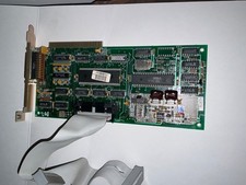 Vintage Compaq ISA Floppy Disk Controller NEC D765AC + DB25 Interface Card Rare picture