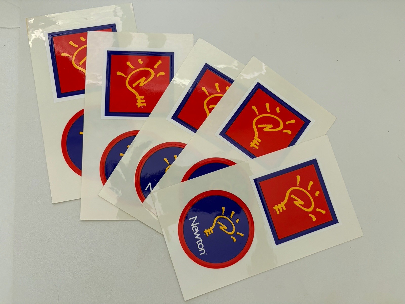 5 Vintage Apple Newton Stickers – Original Apple Memorabilia 5 Vintage Apple Newton Stickers – Original Apple Memorabilia