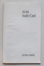 Vintage Sound Blaster 16 bit Audio Card Owner's Manual 1996 P8356 picture