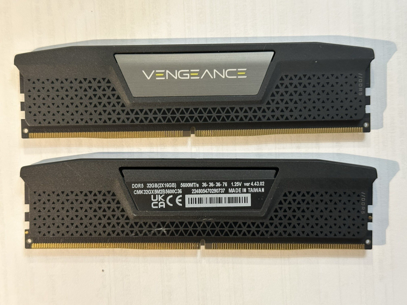 Corsair Vengeance 32GB (2x16GB) RAM DDR5 5600MHz CMH32GX5M2B5600C36 Corsair Vengeance 32GB (2x16GB) RAM DDR5 5600MHz CMH32GX5M2B5600C36