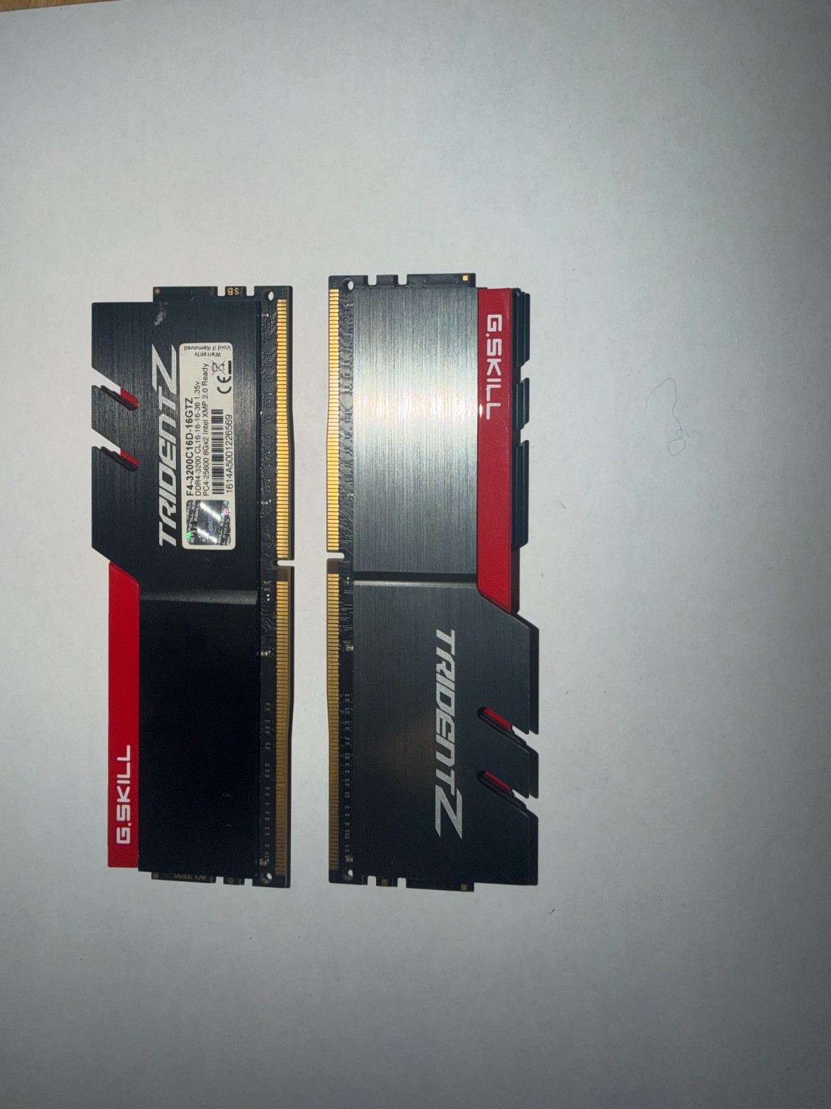 G. SKILL F4-3600C15D-16GTZ 2x8GB DDR4 3.6 MHz RAM Memory Dual Module -...