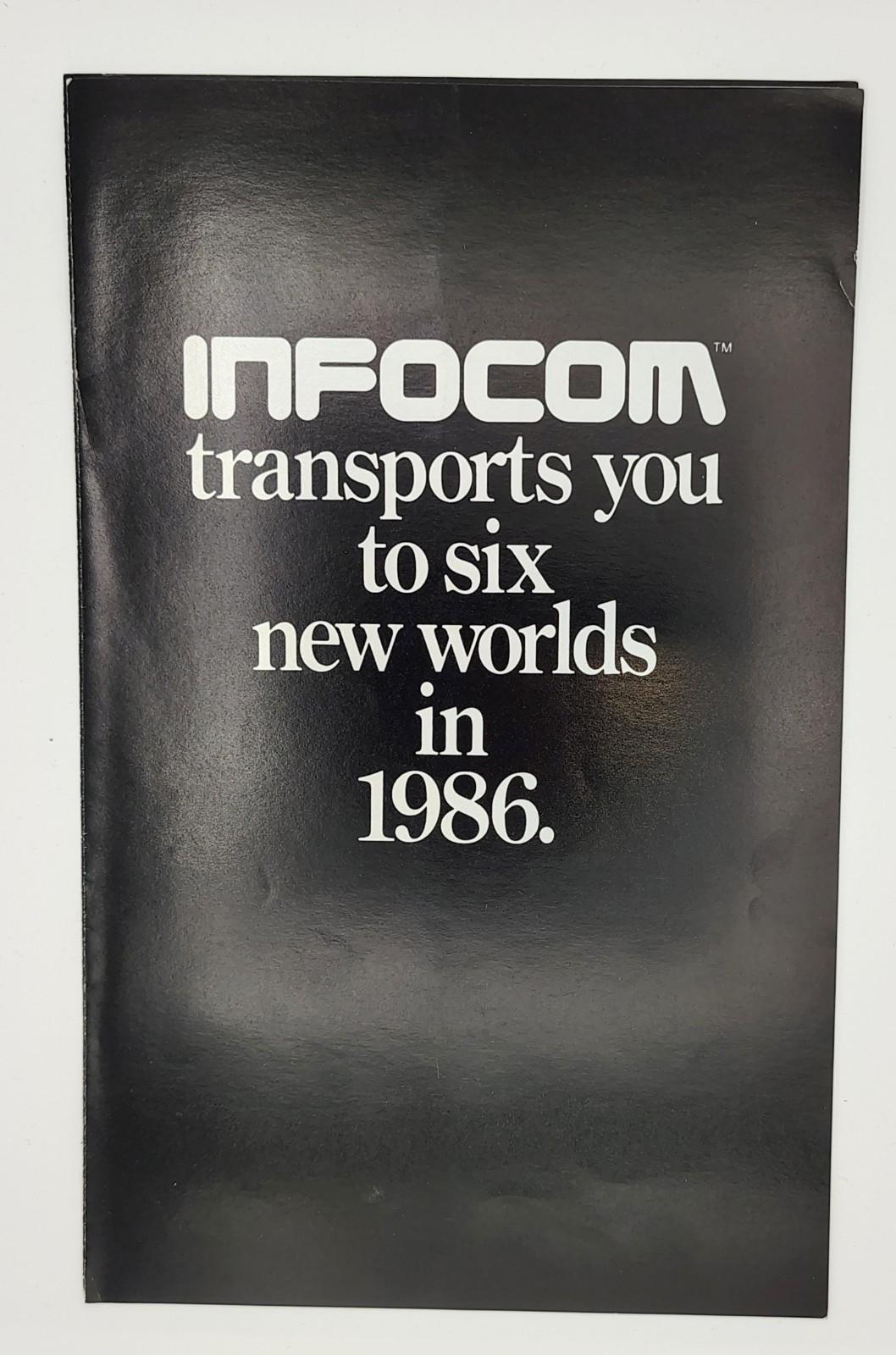 Vintage Infocom 1986 sales brochure catalog Six new worlds in 1986 #F9