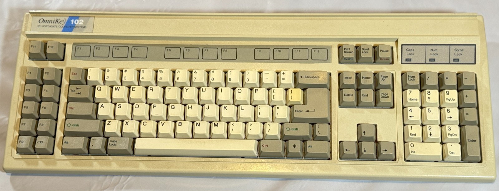 Vintage Northgate OmniKey 102 Mechanical Keyboard w Cable PC Untested Vintage Northgate OmniKey 102 Mechanical Keyboard w Cable PC Untested