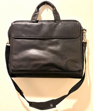 Vintage Heritage Leather Laptop/Binder Bag W/ Calculator - All Original Mint Con picture