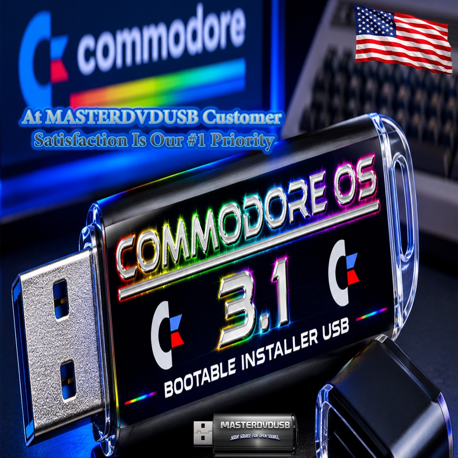 Commodore OS 3.1 Bootable Installer USB | SHA256 Verifyed | UEFI/Legacy