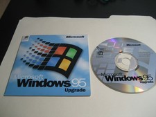 Vintage Microsoft Windows 95 Operating System Upgrade CD-ROM With CD Key picture