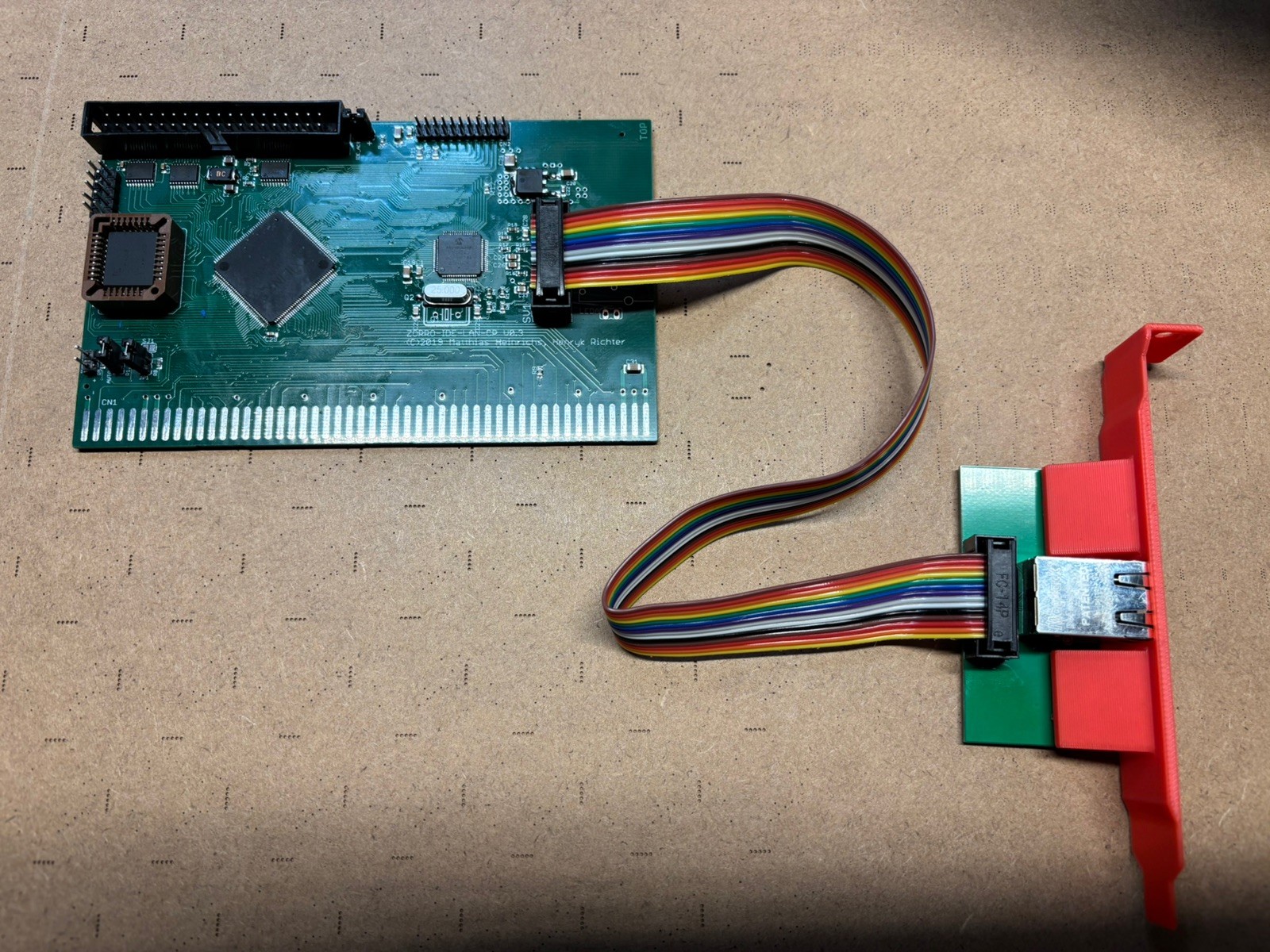 Amiga Zorro-LAN-IDE card by Matthias Heinrichs Ethernet IDE A2000, A3000, A4000 Amiga Zorro-LAN-IDE card by Matthias Heinrichs Ethernet IDE A2000, A3000, A4000