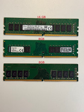 RAM Memory Lot 3 Sticks Various Brand 16GB & 8GB DDR4-3200 picture