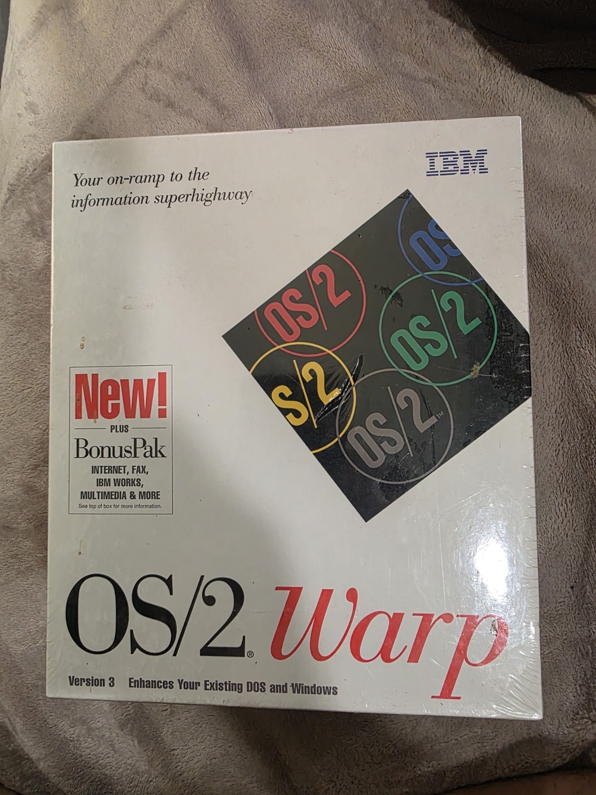 Vintage IBM Operating System Upgrade OS/2 2.0 Runs Windows, Dos Vintage IBM Operating System Upgrade OS/2 2.0 Runs Windows, Dos