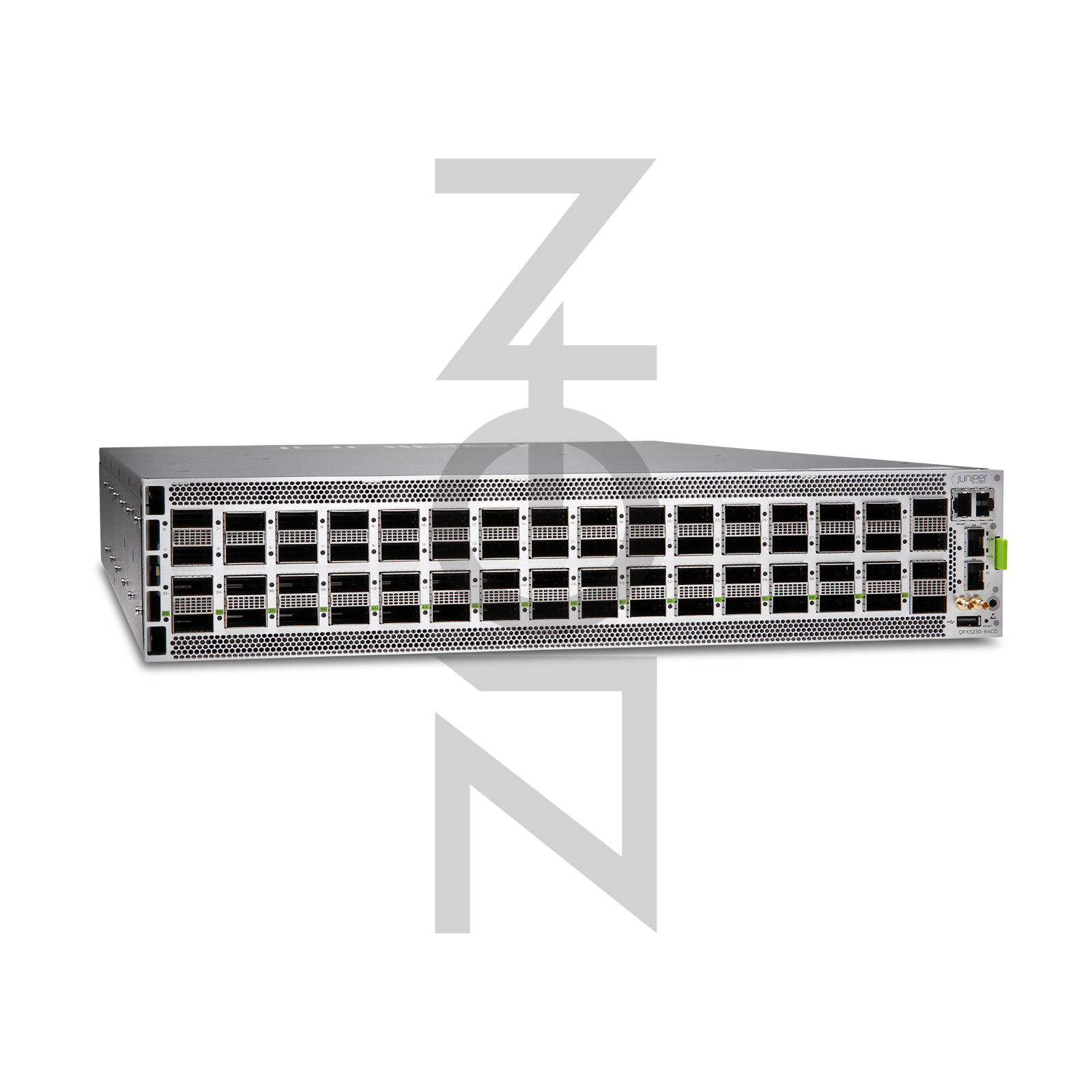 Juniper QFX5230-64CD-AFO 64 x QSFP56-DD 400GbE Switch Juniper QFX5230-64CD-AFO 64 x QSFP56-DD 400GbE Switch