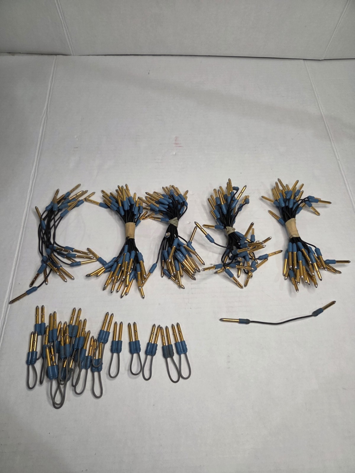 Vintage MAC Panel patch plug cables and braided patch cables 6 1/2\