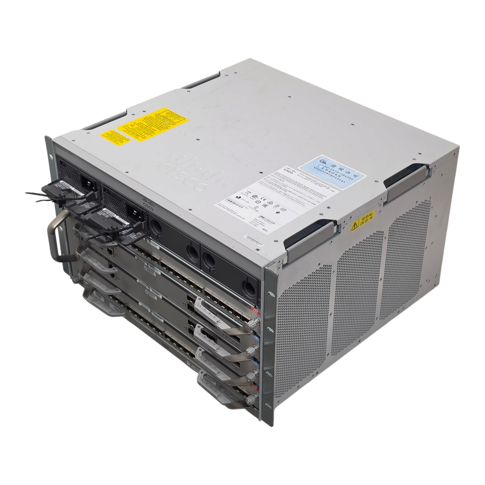 Cisco Catalyst C9404R Switch 2x C9400-SUP-1XL 2x C9400-LC-24XS 10G 2x 3200W PSU Cisco Catalyst C9404R Switch 2x C9400-SUP-1XL 2x C9400-LC-24XS 10G 2x 3200W PSU