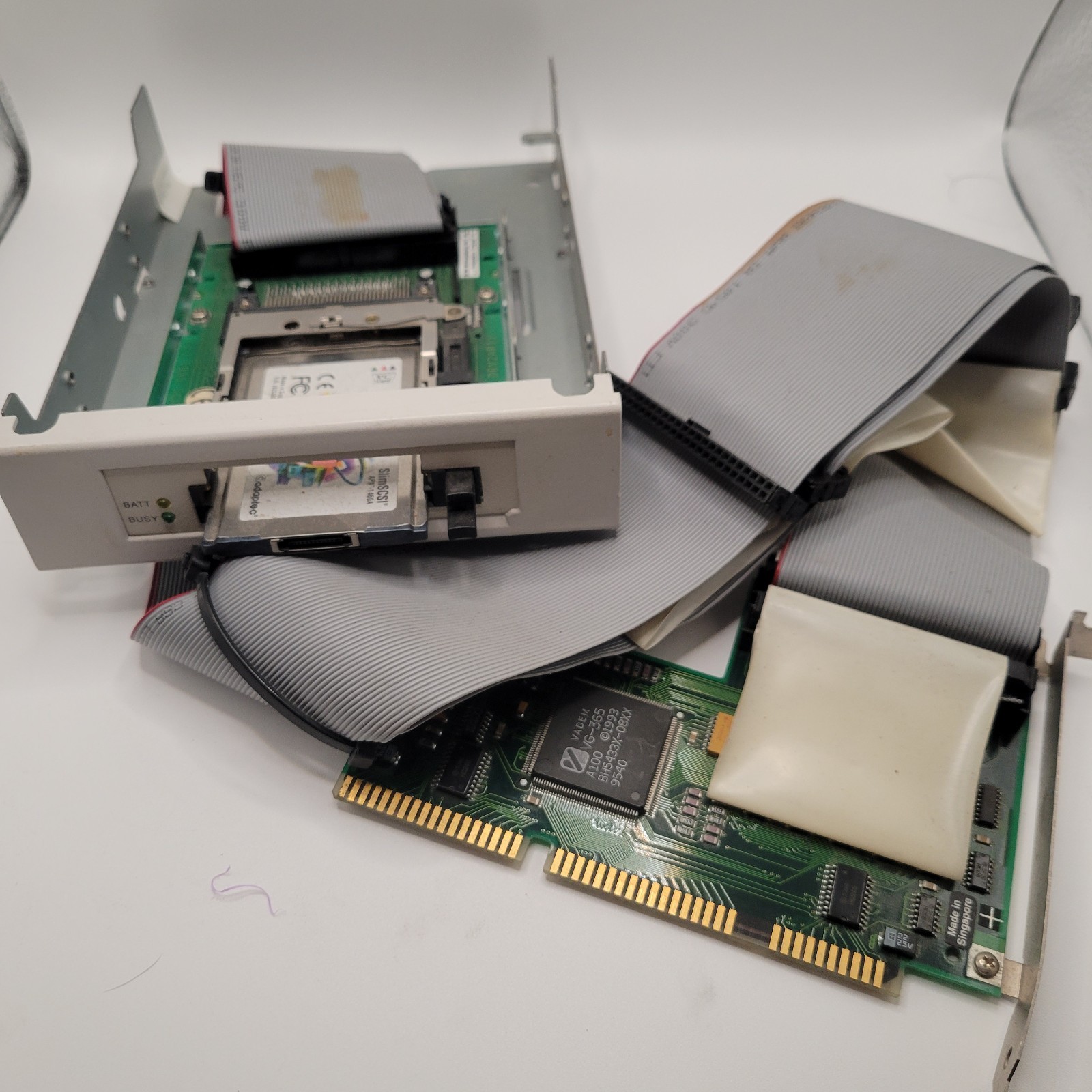 Rare Vintage SCM Microsystems Swapbox Classic 2 Dual PCMCIA to ISA Adapter
