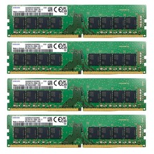 Samsung 128GB (4X32GB) DDR4 3200MHz PC4 UDIMM Memory Ram M378A4G43AB2 DESKTOP picture