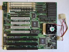 Socket 3 PCI Motherboard, DTK PKM-0033S E-0, 486DX4-100 +32MB Vintage, Working picture