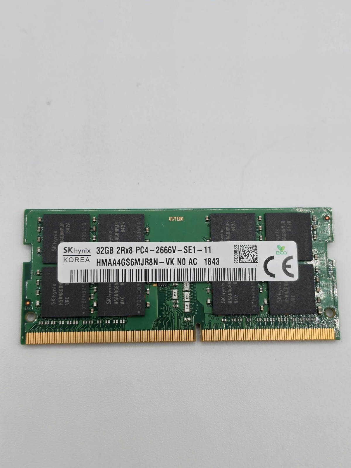 Sk-Hynix Laptop Memory 1 x 32Gb DDR4 - 2666mhz Sk-Hynix Laptop Memory 1 x 32Gb DDR4 - 2666mhz
