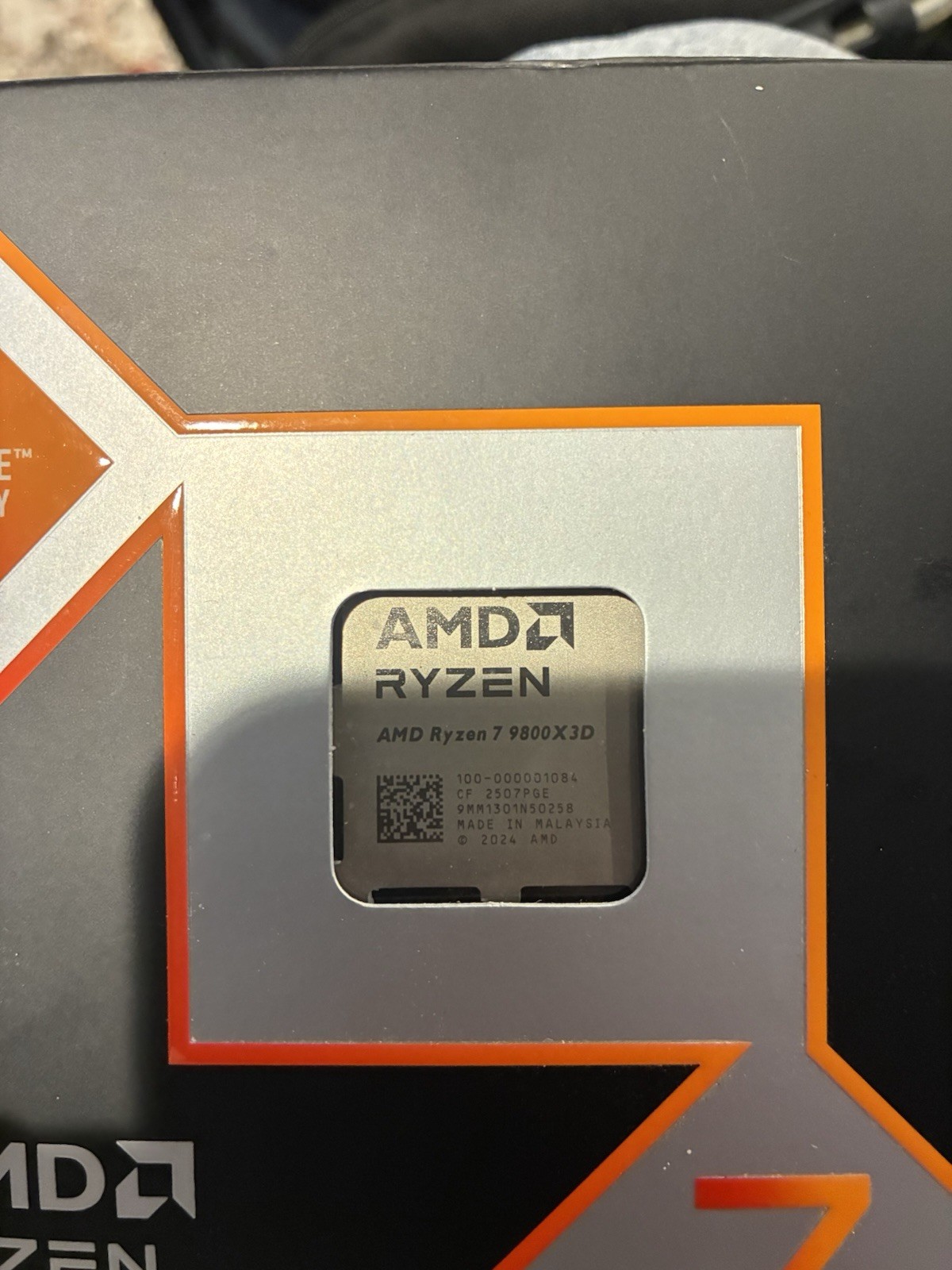 AMD Ryzen 7 9800X3D 8-Core 16-Thread AM5 CPU Processor Brand New Unused AMD Ryzen 7 9800X3D 8-Core 16-Thread AM5 CPU Processor Brand New Unused