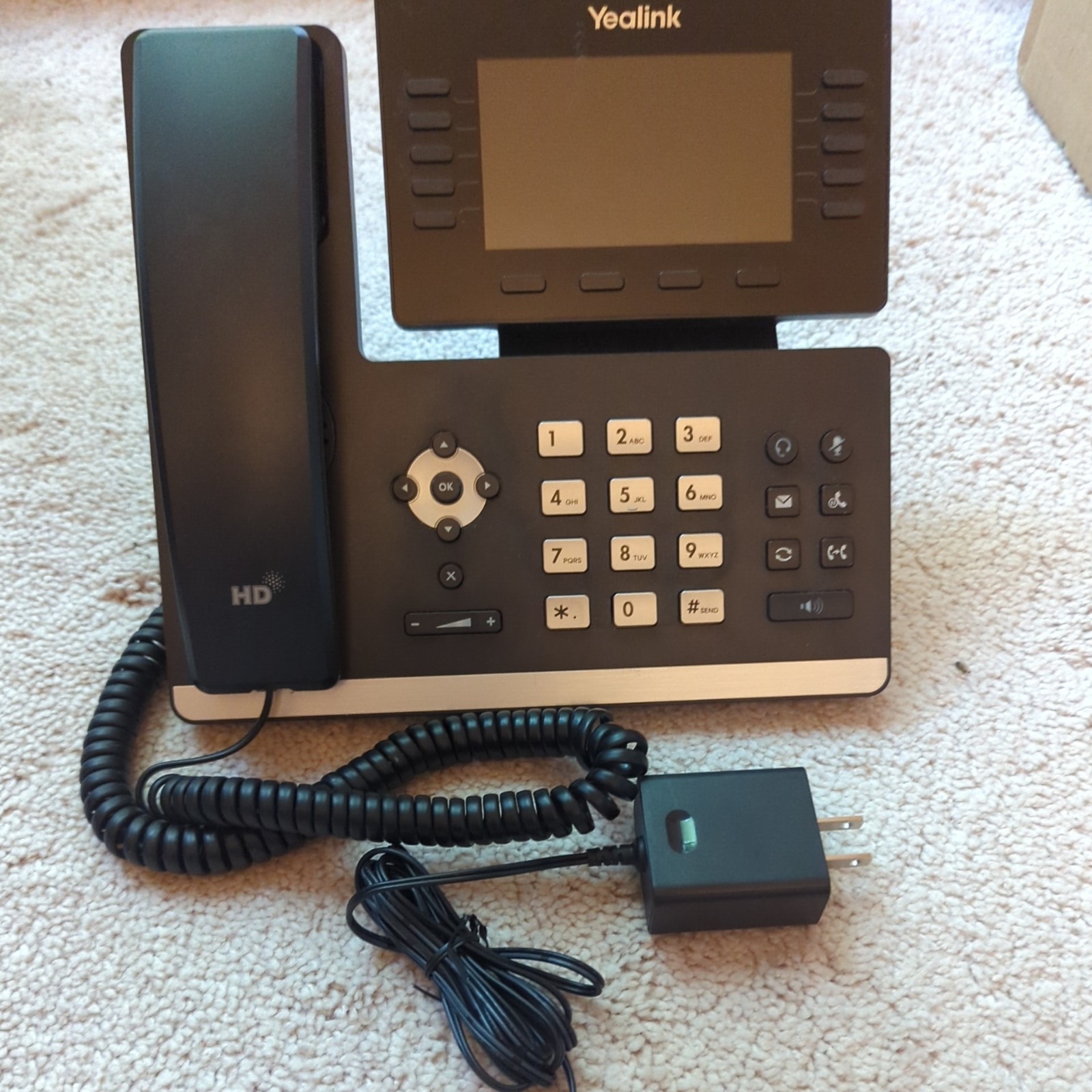Yealink SIP-T54W 16-Line Color Display Business VoIP Phone Bluetooth Wi-Fi PoE 