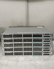 1x Cisco WS-C3850-12X48U-S Switch 48Port Gigabit PoE W/ C3850-NM-4-10G picture