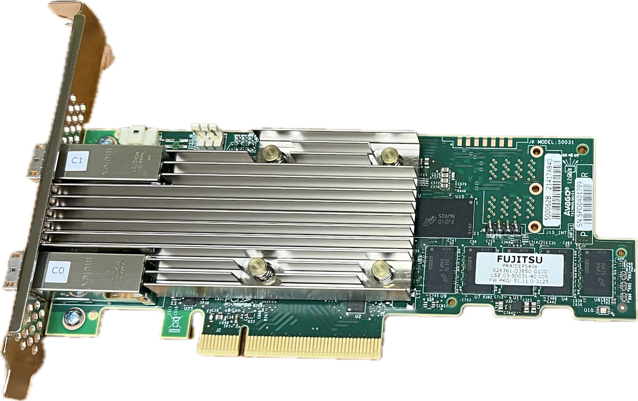 Broadcom MegaRAID 9480-8e Fujitsu PRAID EP540e SAS RAID Card (Replac 9380-8e) 8i Broadcom MegaRAID 9480-8e Fujitsu PRAID EP540e SAS RAID Card (Replac 9380-8e) 8i