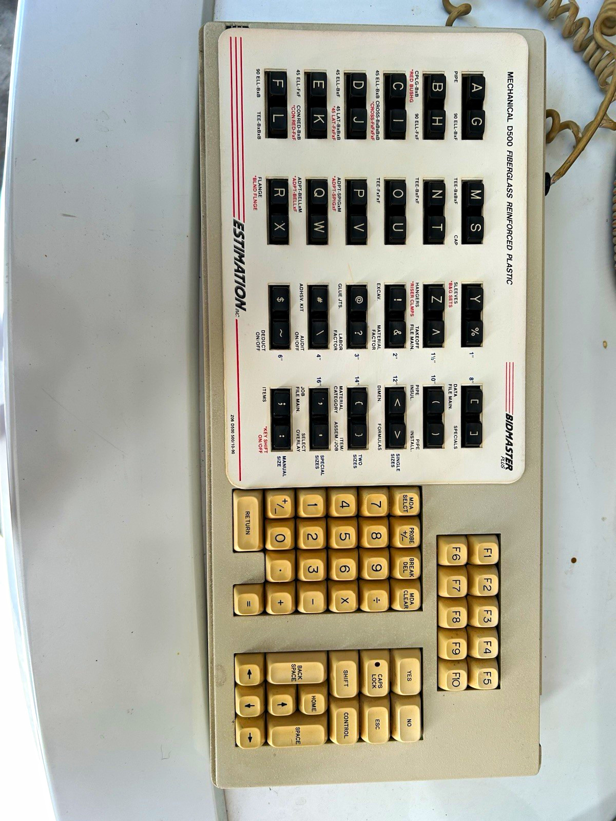 Vintage Estimation Mechanical Wired Programmable Keys Keyboard Beige English