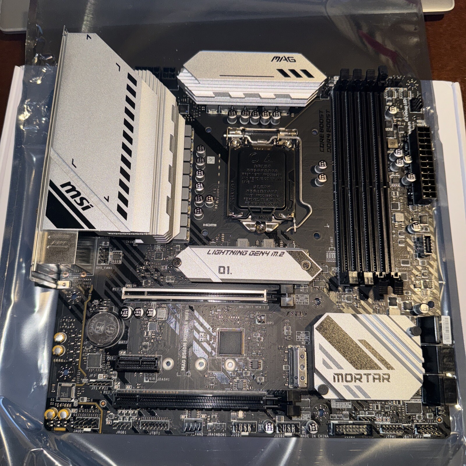 MSI MAG B560M MORTAR WIFI LGA 1200 10th/11th Intel B560 Micro ATX Motherboard MSI MAG B560M MORTAR WIFI LGA 1200 10th/11th Intel B560 Micro ATX Motherboard