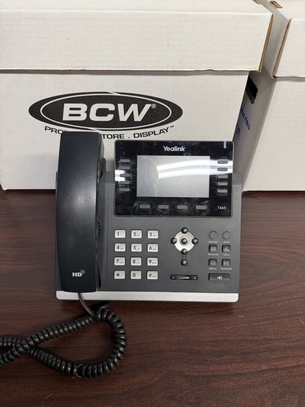 Yealink SIP-T46S Gigabit VoIP Business Desk IP Telephone TESTED 3 AVAILABLE Yealink SIP-T46S Gigabit VoIP Business Desk IP Telephone TESTED 3 AVAILABLE